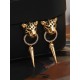 Geometric Leopard Earrings Accessories Eardrop