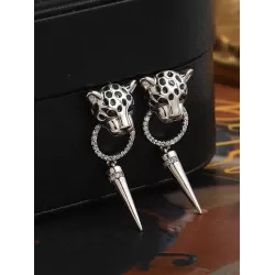 Geometric Leopard Earrings Accessories Eardrop