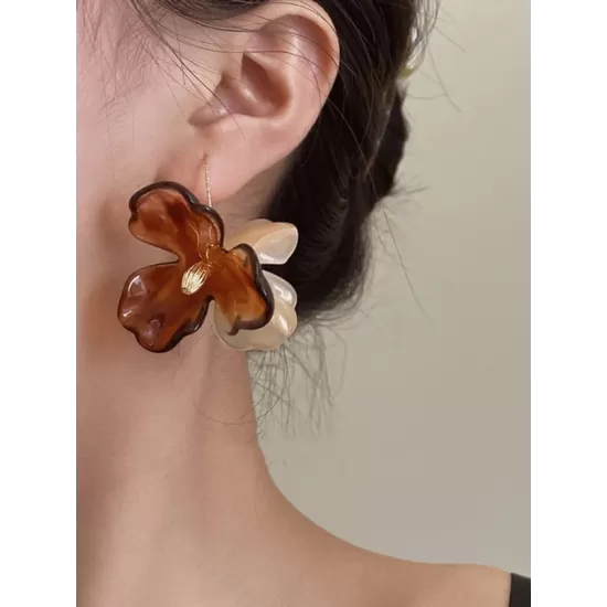 Flower Shape Earrings Accessories Eardrop