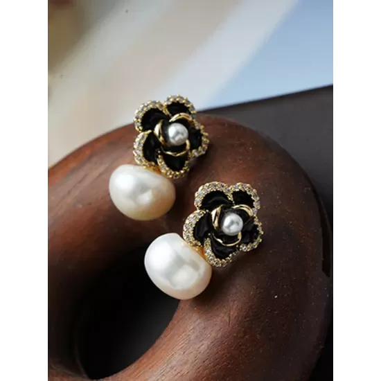 Flower Shape Earrings Accessories