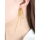 Solid Color Tasseled Earrings Accessories