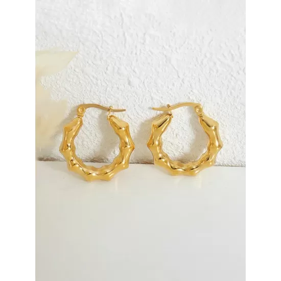 Geometric Solid Color Earrings Accessories