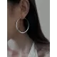 Geometric Solid Color Hood Earrings Accessories