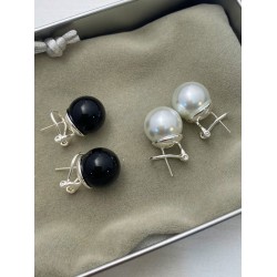 Geometric Imitation Pearl Earrings Accessories