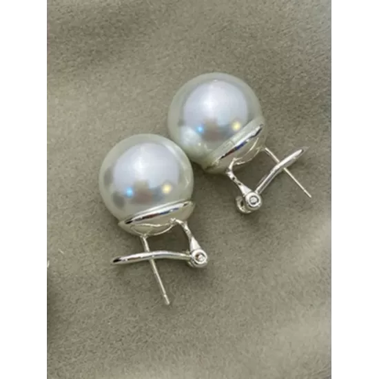 Geometric Imitation Pearl Earrings Accessories