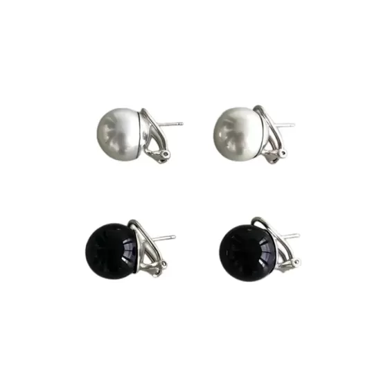 Geometric Imitation Pearl Earrings Accessories