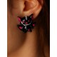 Halloween Bat Shape Earrings Accessories