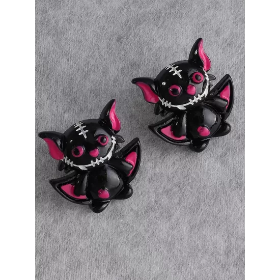 Halloween Bat Shape Earrings Accessories