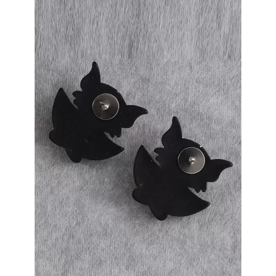 Halloween Bat Shape Earrings Accessories