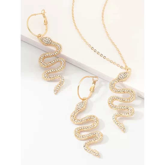 Snake Shape Earrings Accessories + Necklaces Accessories