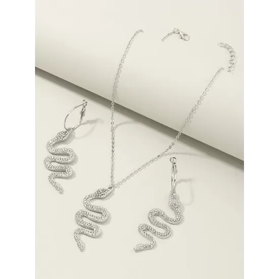 Snake Shape Earrings Accessories + Necklaces Accessories