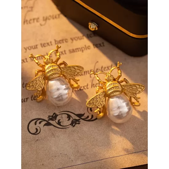 Bee Shape Earrings Accessories