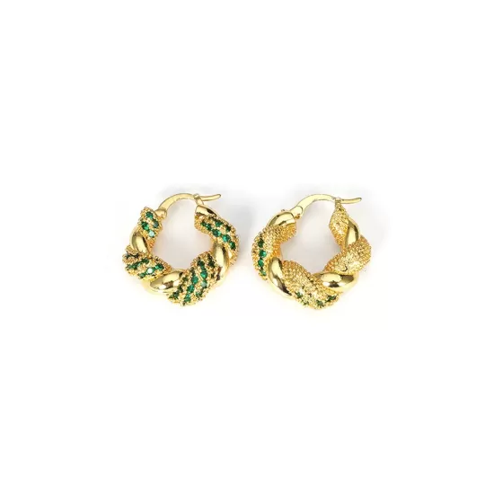 Geometric Rhine Stones Earrings Accessories