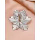 Flower Shape Solid Color Earrings Accessories