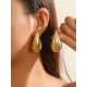 Geometric Solid Color Earrings Accessories