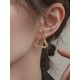 Geometric Solid Color Earrings Accessories