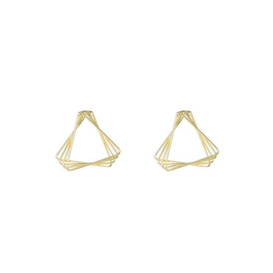 Geometric Solid Color Earrings Accessories