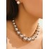 Beaded Solid Color Dainty Necklace  Accessories + Earrings Accessories