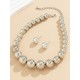 Beaded Solid Color Dainty Necklace  Accessories + Earrings Accessories