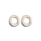 Geometric Hollow Solid Color Normcore Earrings Accessories