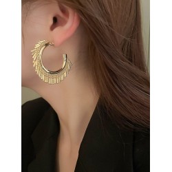 Geometric Tasseled Earrings Accessories