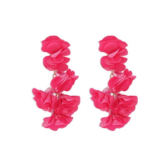 Flower Shape Earrings Accessories Drop Earrings