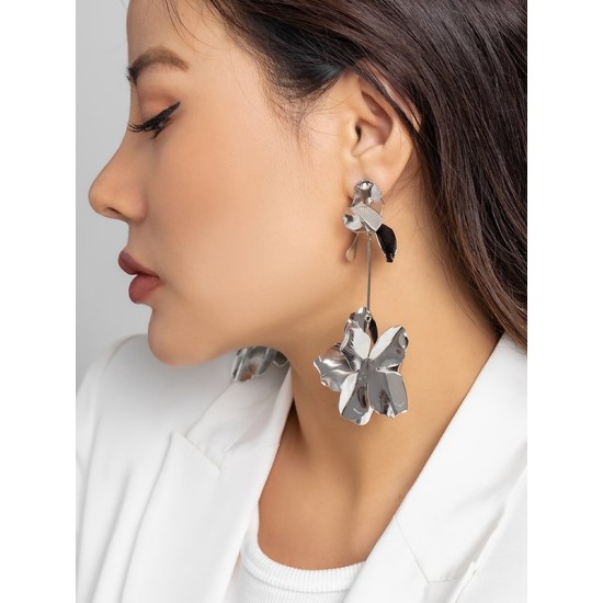 Flower Shape Earrings Accessories Drop Earrings