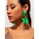 Flower Shape Earrings Accessories Drop Earrings