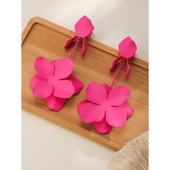 Flower Shape Earrings Accessories Drop Earrings