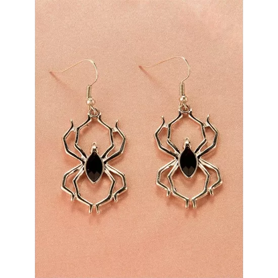 Halloween Pumpkin Skeleton Bat Earrings