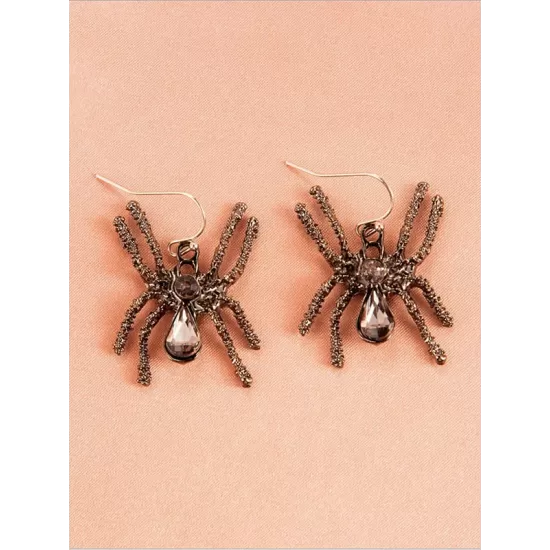 Halloween Pumpkin Skeleton Bat Earrings