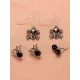 Halloween Pumpkin Skeleton Bat Earrings