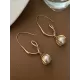 Original Vintage Irregular Beads Earrings