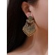 Retro Palace Style Exaggerated Carved Earrings