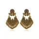 Retro Palace Style Exaggerated Carved Earrings