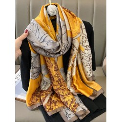 Vacation Floral Printed Shawl&Scarf