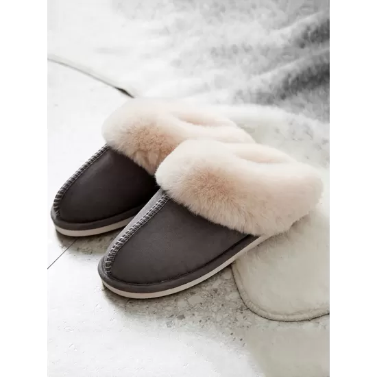 Indoor Warm Faux Fur Non-Slip Keep Warm Slippers