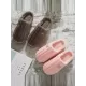 Indoor Warm Non-Slip Solid Color Slippers