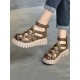 Casual Hollow Gladiator Shoes Platform Sandals