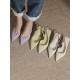 Solid Color Sandals Pumps