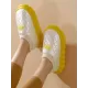 Warm Indoor Non-Slip Waterproof Soft Sole Padded Flat Shoes