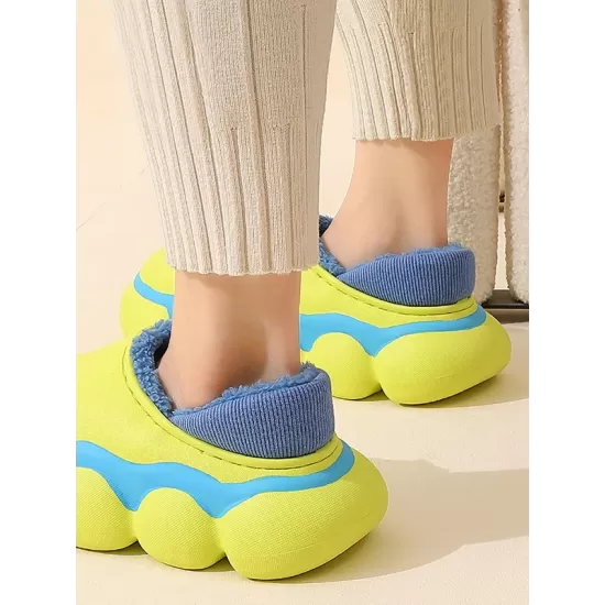 Fashion Casual Indoor Going Out Non-Slip Keep Warm Waterproof Flat Shoes