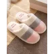 Indoor Non-Slip Keep Warm Striped Slippers