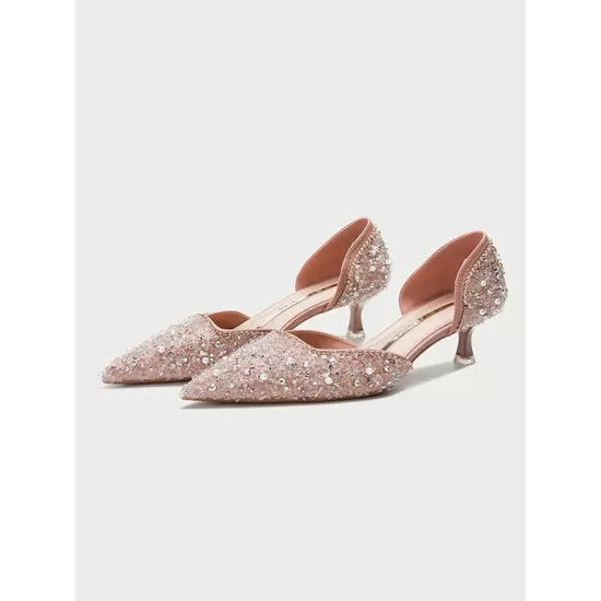 Rhinestone Shiny Pumps