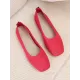 Breathable Solid Color Flat Shoes