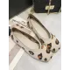 Breathable Contrast Color Leopard Flat Shoes