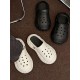 Hollow Round-Toe Slider Sandals Crocs