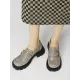 Round-Toe Split-Joint Loafers