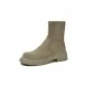 Round-Toe Split-Joint Chunky Shoes Boots