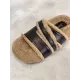 Split-Joint Velvet Slippers